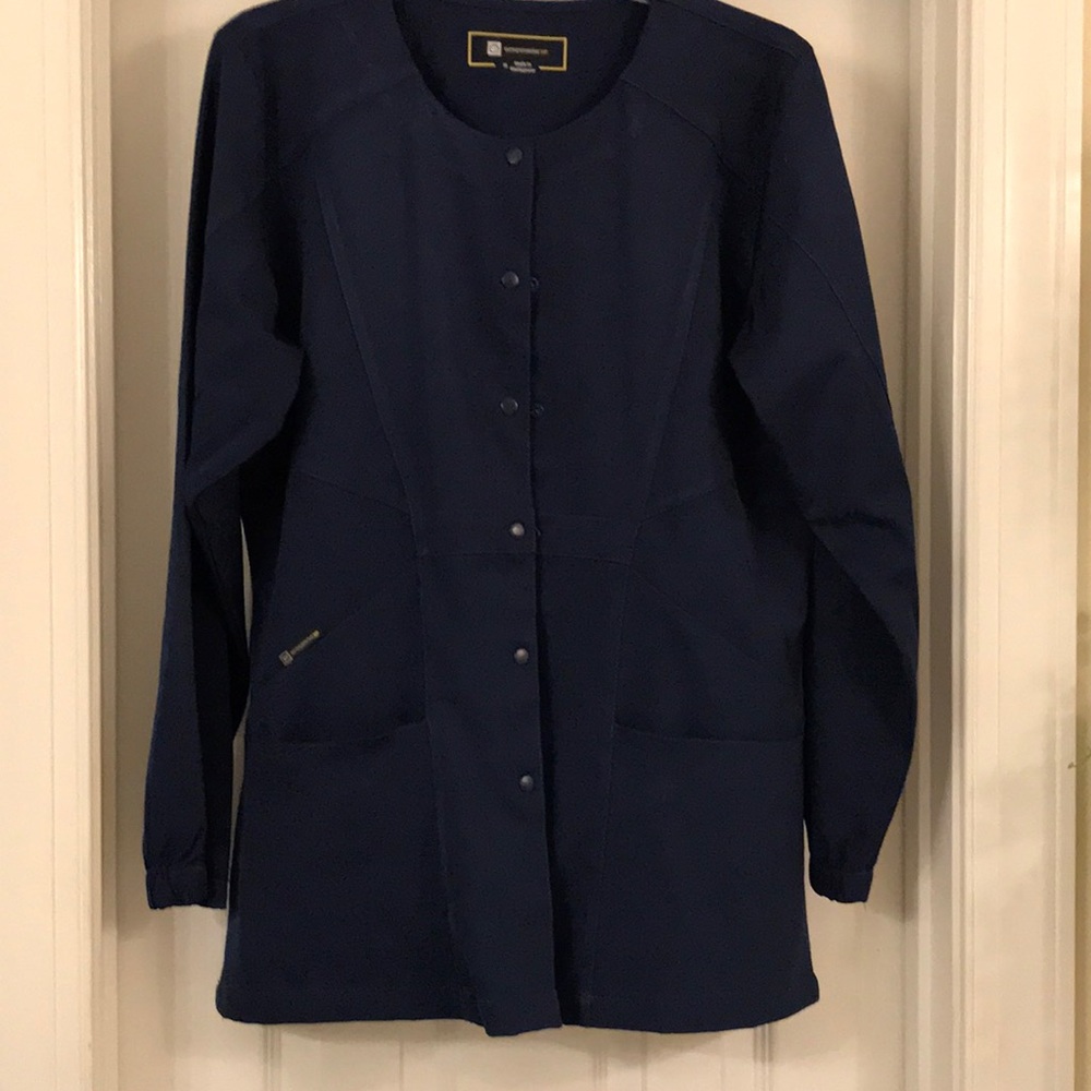 Navy Scrub Jacket